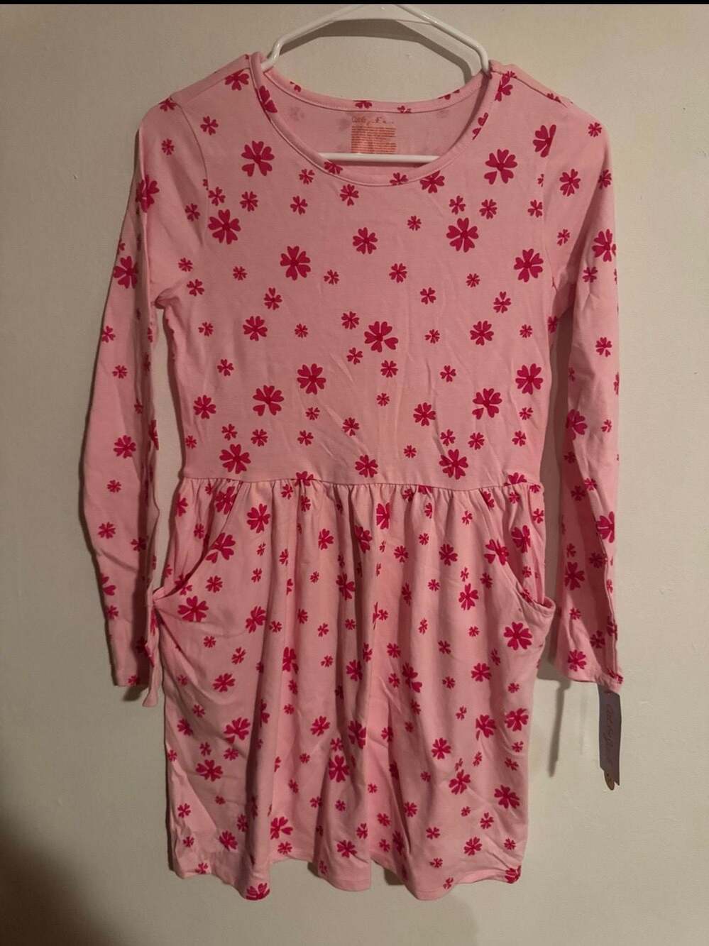 Cat & Jack long sleeve dress for girls.